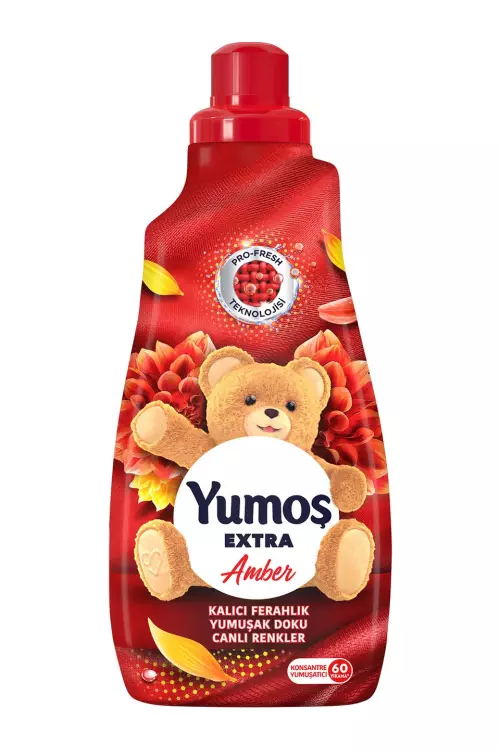 Yumoş Extra Konsantre Çamaşır Yumuşatıcı Amber 1440 ml 60 Yıkama