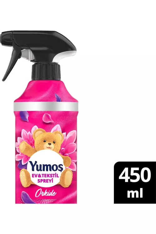 Yumoş Ev ve Tekstil Spreyi Orkide Yıkanması Zor Eşyalar İçin 450 ml