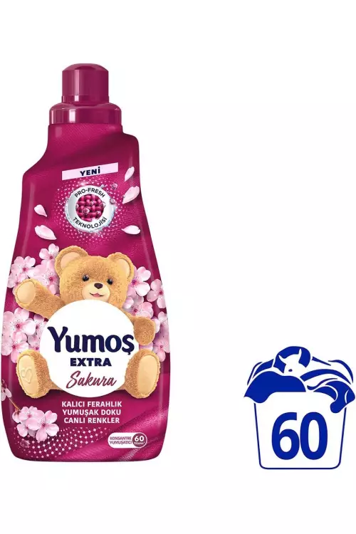 Yumoş Extra Konsantre Çamaşır Yumuşatıcı Sakura 1440 ml 60 Yıkama