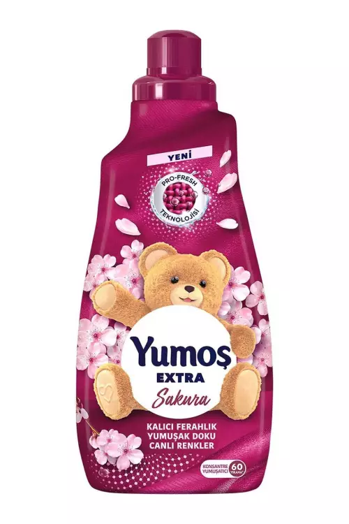 Yumoş Extra Konsantre Çamaşır Yumuşatıcı Sakura 1440 ml 60 Yıkama