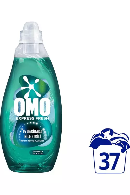 Omo Express Fresh Kötü Koku Karşıtı Beyaz ve Renkliler Sıvı Çamaşır Deterjanı 1480 ml