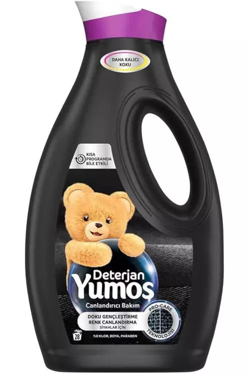 Yumoş Sıvı Deterjan Siyahlar İçin Canlandırıcı Bakım 1690 ml