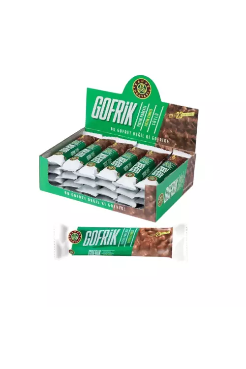 Kahve Dünyası Fıstık Parçalı Fıstık Ezmeli Gofrik 33GR x 24 Adet