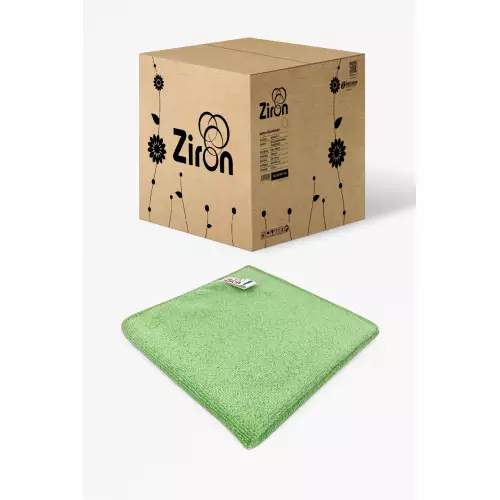 Ziron Mikrofiber Kalın Dokulu Tem. Bezi Yeşil (250 Adet)