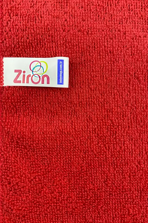 Ziron Mikrofiber Kalın Dokulu Tem. Bezi Kırmızı 40x40cm