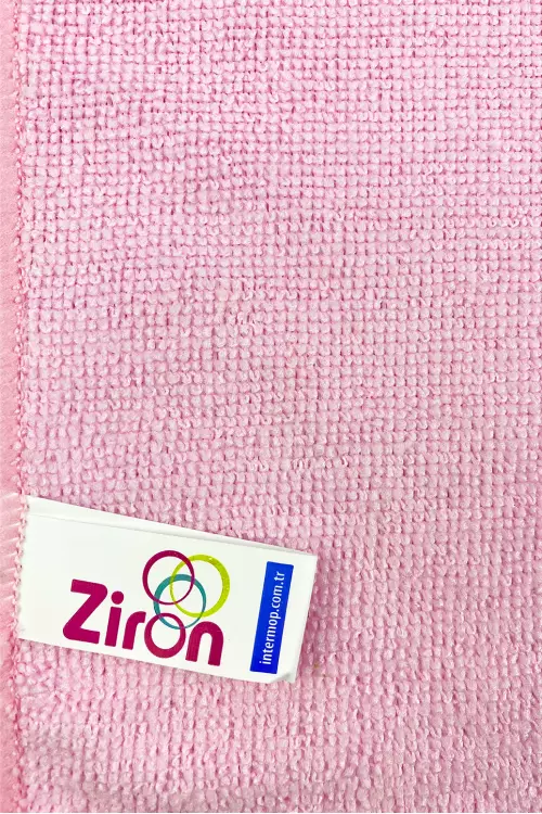 Ziron Mikrofiber Kalın Dokulu Tem. Bezi Pembe 40x40cm