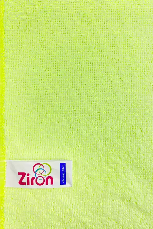 Ziron Mikrofiber Kalın Dokulu Tem. Bezi Sarı (250 Adet)