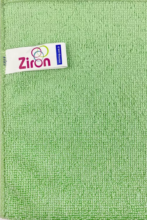 Ziron Mikrofiber Kalın Dokulu Tem. Bezi Yeşil (250 Adet)